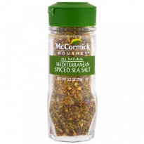 McCormick Gourmet, All Natural, Mediterranean Spiced Sea Salt, 2.5 oz (70 g)