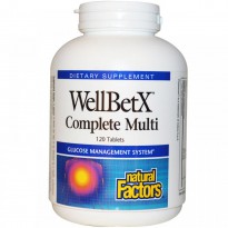 Natural Factors, WellBetX Complete Multi, 120 Tablets