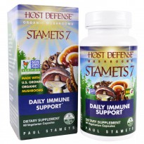 Fungi Perfecti, Host Defense, Stamets 7, Daily Immune Support, 60 Veggie Caps
