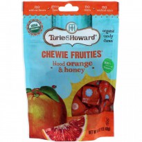 Torie & Howard, Organic, Chewie Fruities, Blood Orange & Honey, 4 oz (113.40 g)